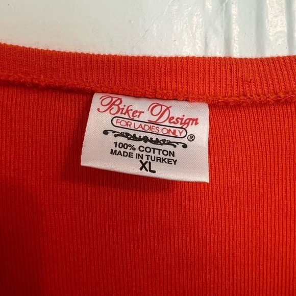 Vintage Harley Davidson Spokes Saloon Myrtle Beach SC Button Down Top XL - Picture 4 of 4